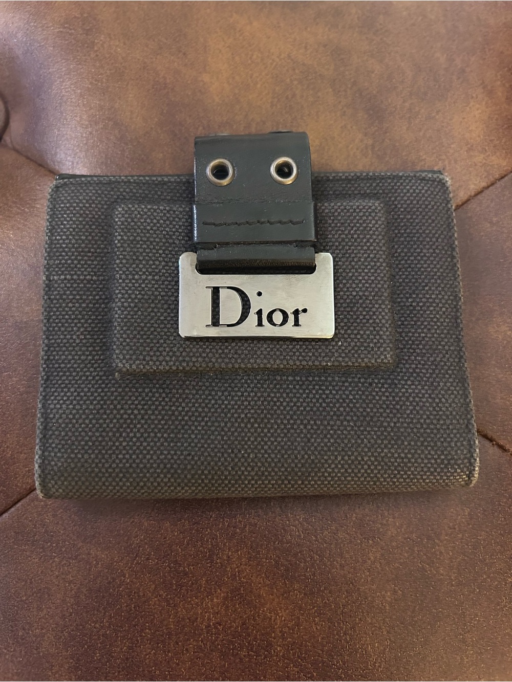 Authentic Vintage Christian Dior Canvas Card Holdet